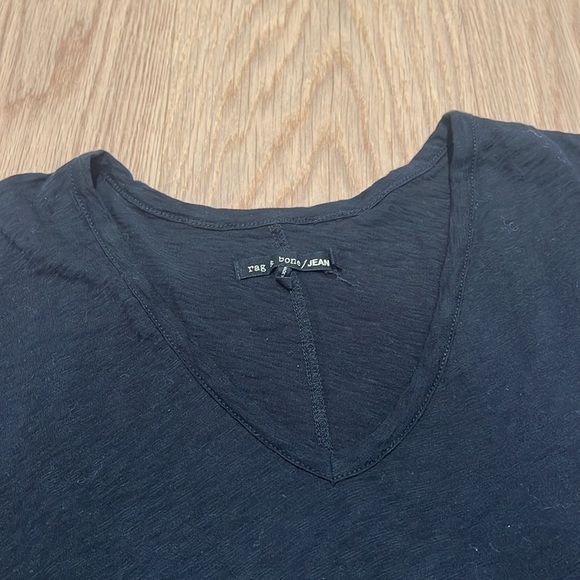 Rag &bone black long sleeve tee size S - Picture 4 of 9